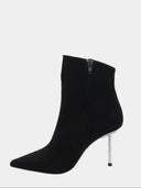 Escarpins avec talon diamanté - Noir