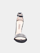 Sandales à talon avec bride à la cheville - Noir