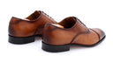 Richelieu Homme en cuir lisse - Cognac