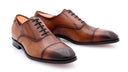 Richelieu Homme en cuir lisse - Cognac