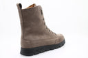 Bottines en cuir nubuck - Gris