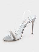 Heeled Sandals - Silver