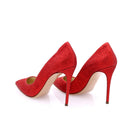 Pumps - Red Glitter
