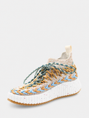 Nama Sock Sneaker - Beige/Blauw
