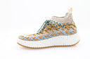 Nama Sock Sneaker - Beige/Bleu