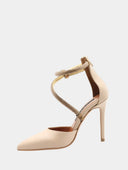 Leather pumps - Beige