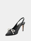 Slingbackpumps - Zwart