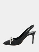 Slingbackpumps - Zwart