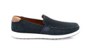 ECCO - Mocassins Hommes en cuir nubuck bleu marine - Lite Moc M