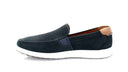 Mocassins Hommes en cuir nubuck - Bleu Marine
