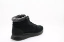 Baskets montantes en cuir nubuck - Noir