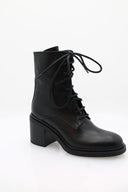 Bottines à talon bloc (5cm) - Noir