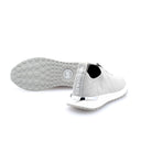 Baskets basses femme en maille avec logo embossé - Gris