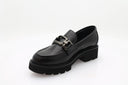 Mocassins en cuir verni - Noir