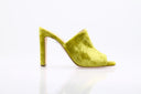 RUPERT SANDERSON - Trice 75 Mule Velvet - Vert