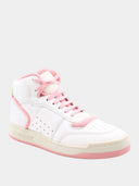 SL80 Mid-Top Sneaker - Blanche et Rose