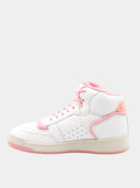 SL80 Mid-Top Sneaker - Blanche et Rose