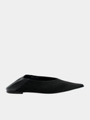 Nour Slippers Gros-grain - Noir